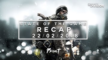 SOTG Recap [22/02/2018] - Classified Gear, Exotic
