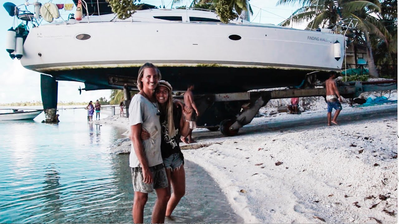 Running Aground Never Looked So Good: Boat Haul Out in A Remote Atoll ~ Vlog #60