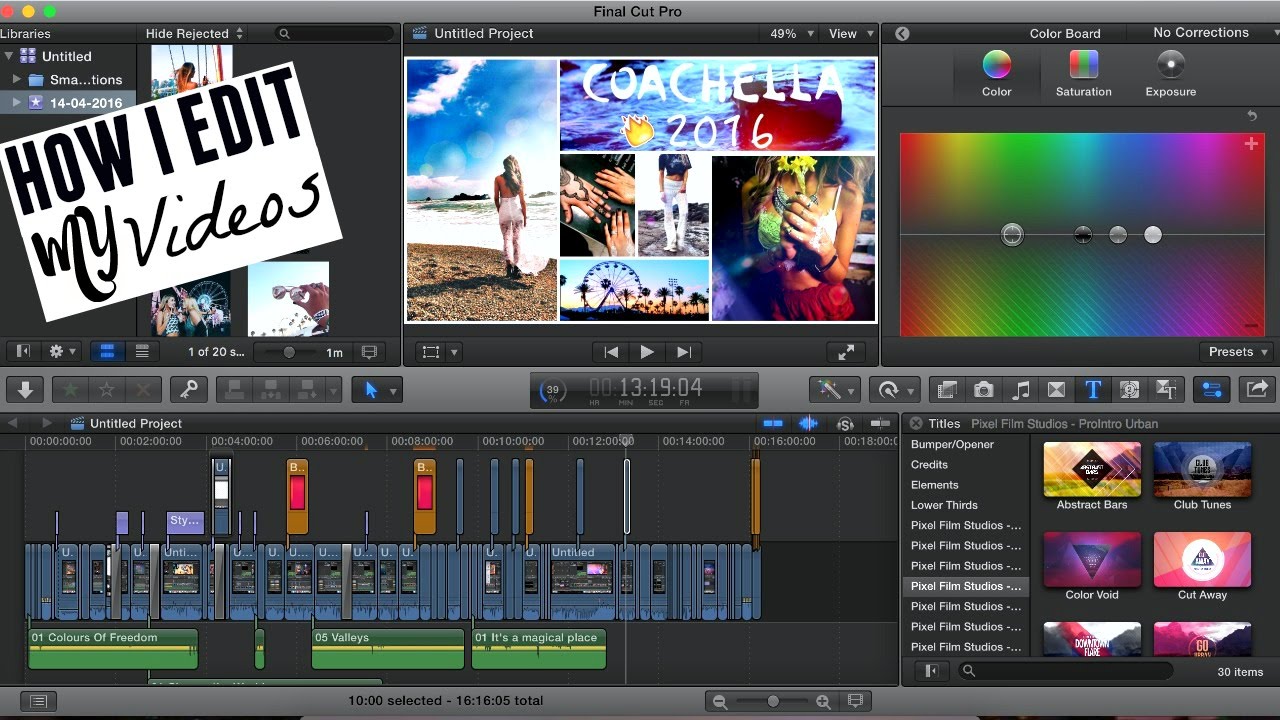 How I Edit My Youtube Videos Colour Correct, Plugins