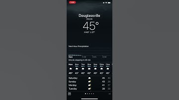 iOS Weather animation: Drizzle Night