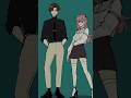 Anya x damian  shorts anime spyxfamily anya damian youtubeshorts fyp love edit viral