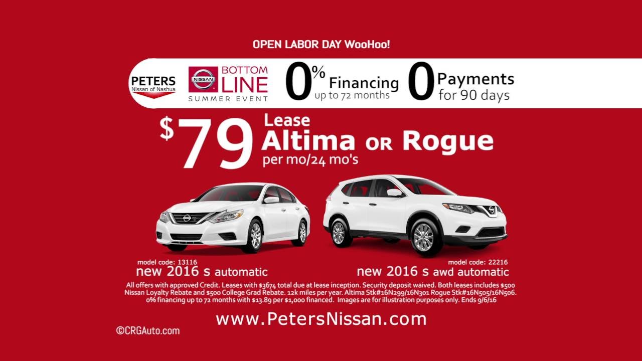 Nissan Altima Rogue Lease Nashua New Hampshire YouTube