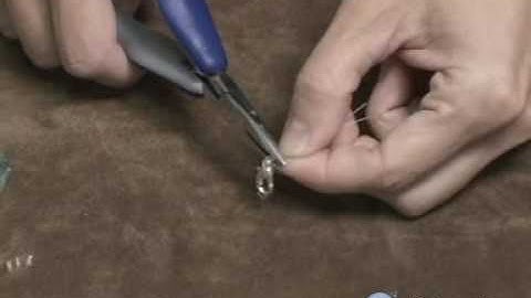 How to use a Crimp Bead with Chain Nose Pliers - Blue Moon Beads Beading / Jewlery Video