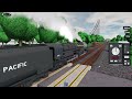 The North Commuter Roblox Driving The UP Big Boy 4014 From Union Station To Transit Terminal Part 1