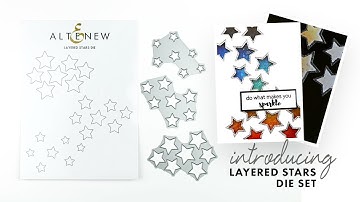 Altenew Dies Intro - Layered Stars