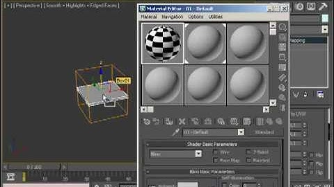 Tutorial 3dsMax -- How quick (UVW) Mapping a object Fractured