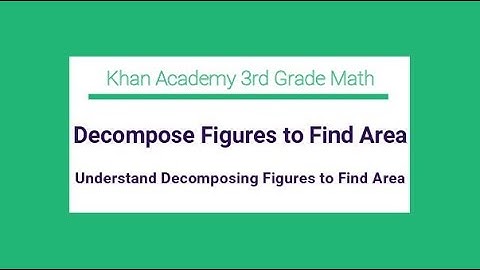 Decompose Figures to Find Area / Understand Decomposing Figures to Find Area