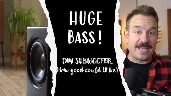 Making A Powered Sub Woofer - High Quality Bass - DIY Speaker 