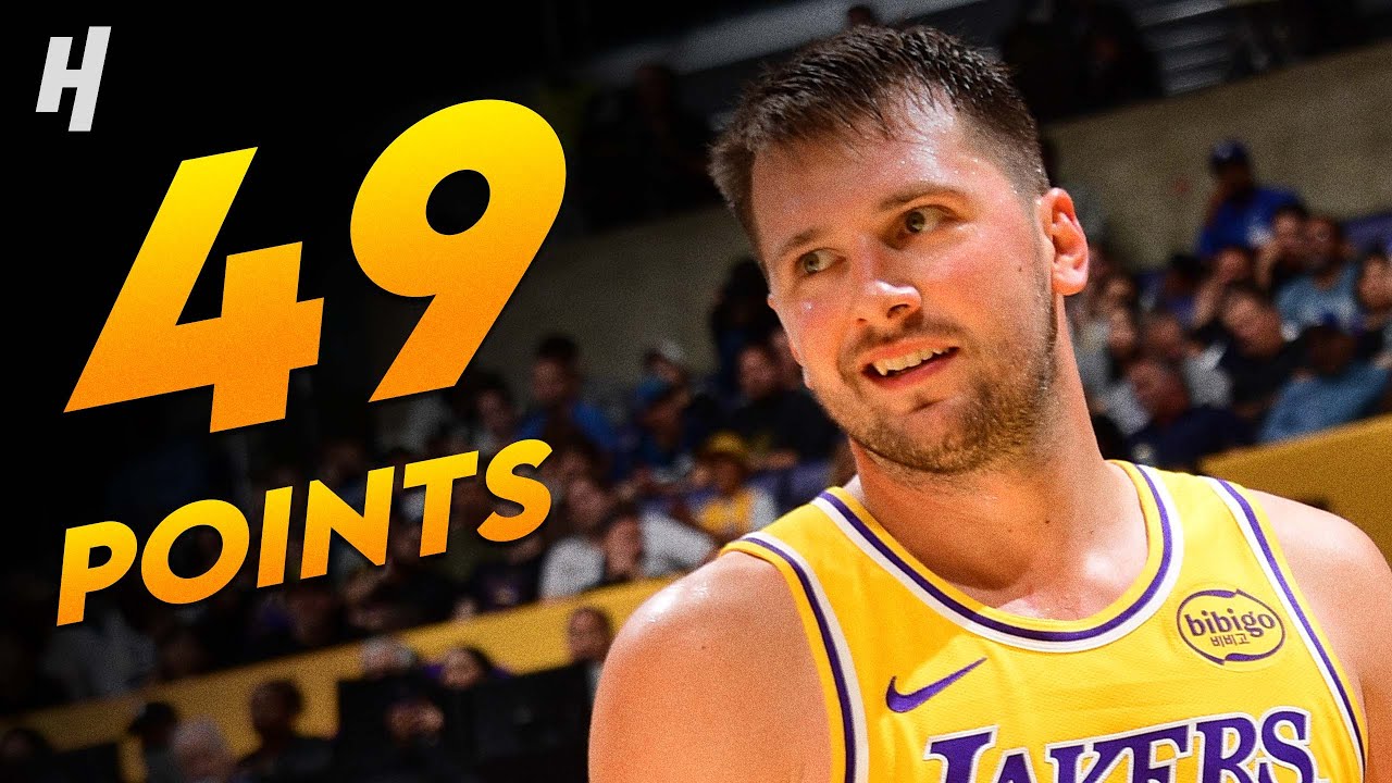 Luka Doncic MAKES HISTORY 😱 49 PTS, 11 REB, 8 AST vs Wolves - YouTube