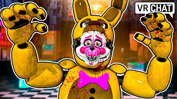 Funtime Foxy TRAPPED in a Springlock Suit in VRCHAT