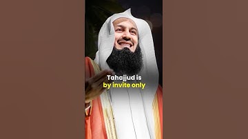 Tahajjud is by invite only | How to read Tahajjud prayer | Mufti Menk