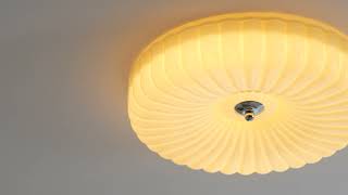 Willa Glass Flush Mount Ceiling Light