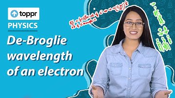 De-Broglie wavelength of an electron - Example | Physics