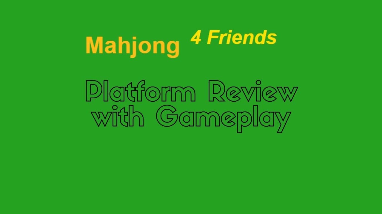 Mahjong4Friends Platform Review With Gameplay - YouTube
