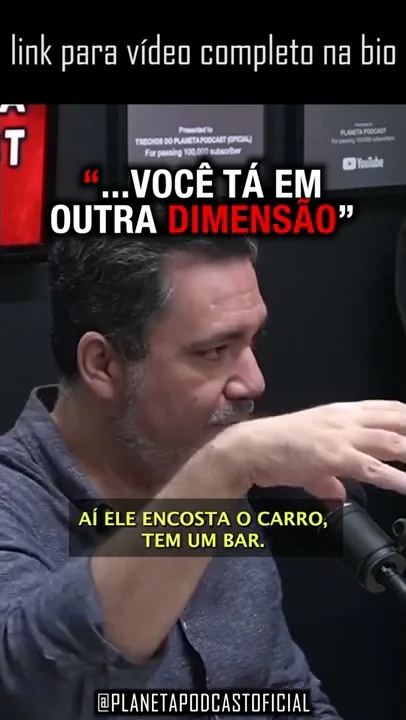 imagem do vídeo “AINDA SÃO AGRESSIVOS…”com Luciano Setealém | Planeta Podcast (Sobrenatural) #shorts