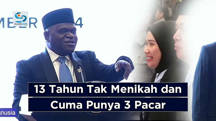 VIRAL! Pidato Menteri HAM Natalius Pigai yang Mengaku 13 Tahun Tak Menikah dan Cuma Punya 3 Pacar