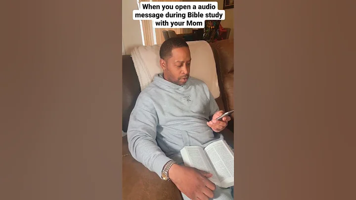 When you open that audio message during Bible stud...
