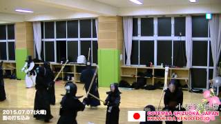 【20150707】A07【小桜剣道場】【面の打ち込み】