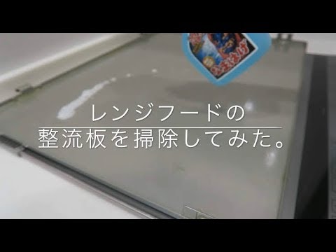 キッチン掃除 レンジフードの整流板を掃除してみた 茂木流掃除 Youtube