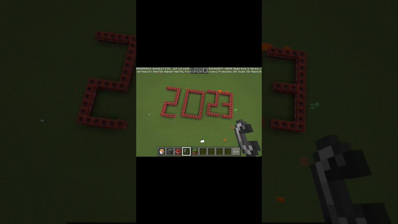 Happy New Year 2024 in Minecraft #happynewyear #happyneeyear #newyear # ...