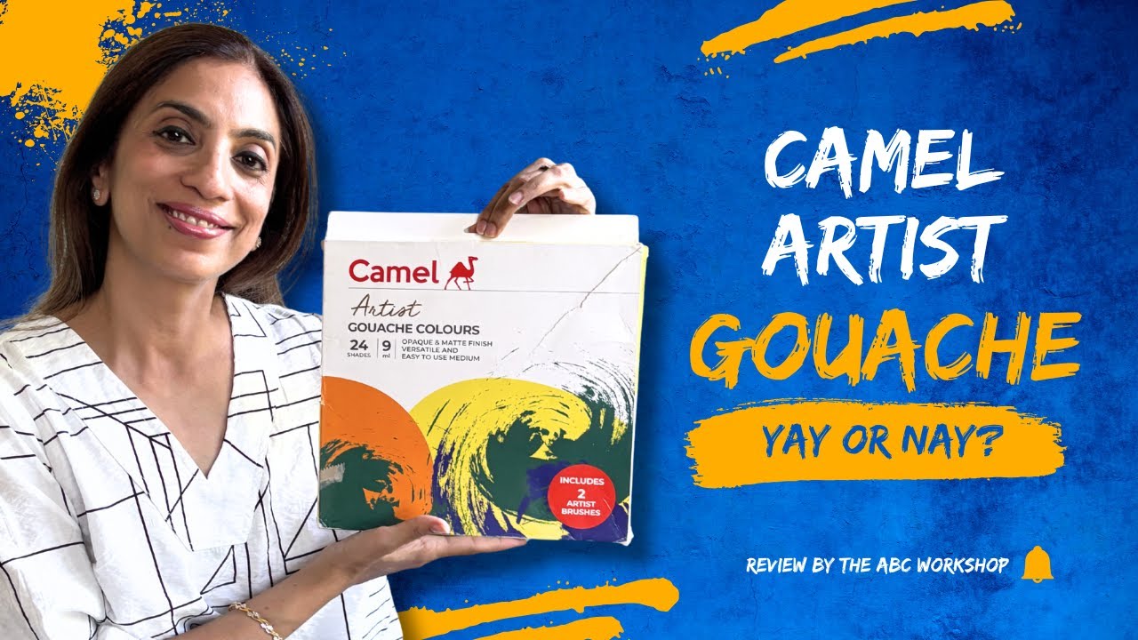 Camel Artist Gouache Paints || Honest Review || Swatch Test & Demo