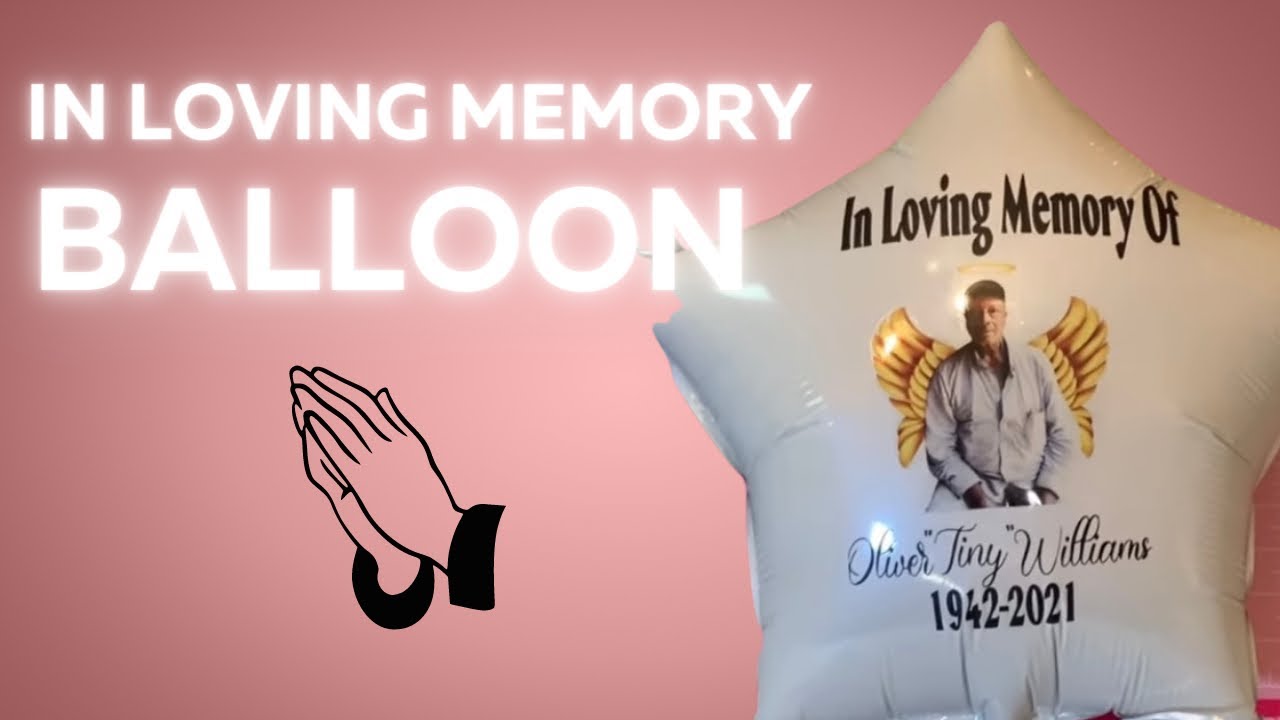 Memorial In Loving Memory Balloon