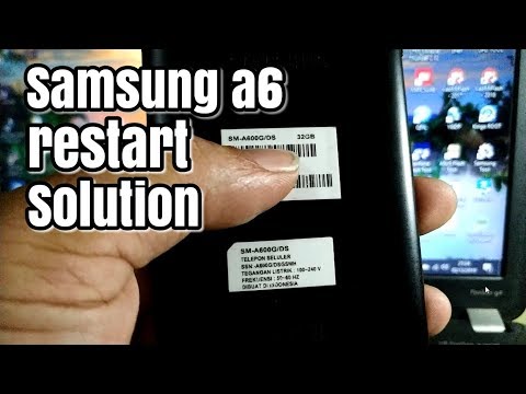 SAMSUNG GALAXY A6 RESTART SOLUTION TANPA FLASHING