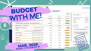 Budget With Me Sinking Funds Biweekly Paycheck 1 Ynab March 2026