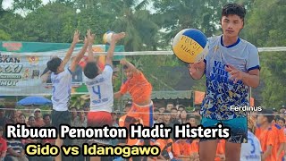 Download Lagu Hysterical crowd noise at PORKAB NIAS 2023 volleyball final Gido vs Idanogawo MP3