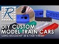 Make Your Own Custom Model Train Cars Using Silicone Rubber and Urethane Plastic