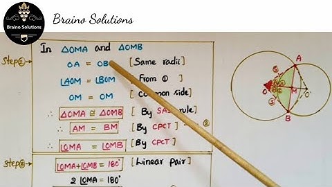 If 2 circles intersect at 2 points,prove  their centres lie on perpendicular bisector common chord