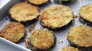 Crispy Baked Eggplant  Click on Link for Full Recipe!