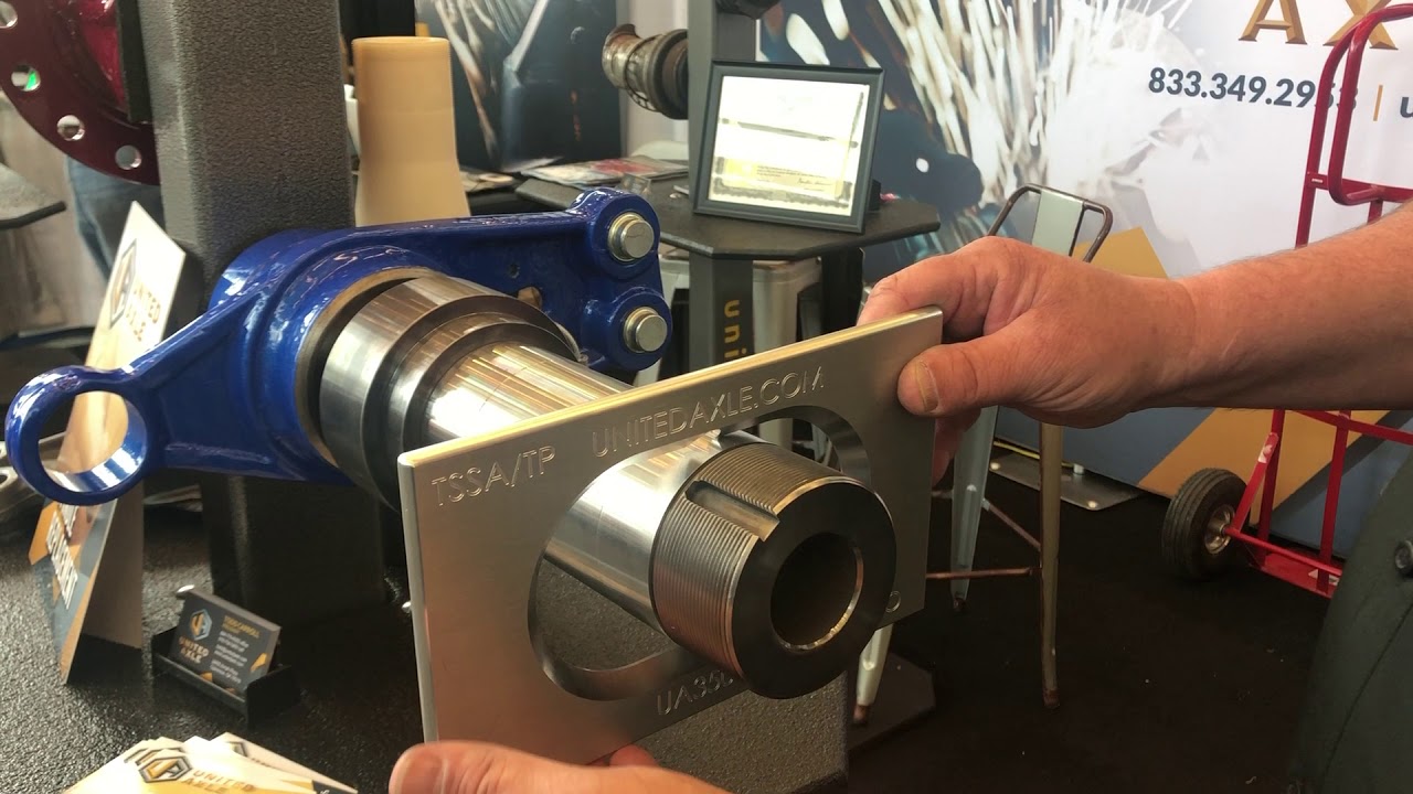 United Axle Spindle Tester - YouTube