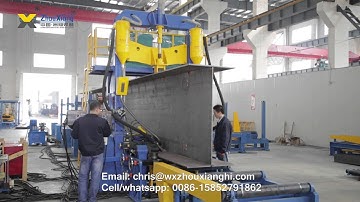 Wuxi Zhouxiang H beam production line (PHJ-0815 type H beam 3-in-1 machine)