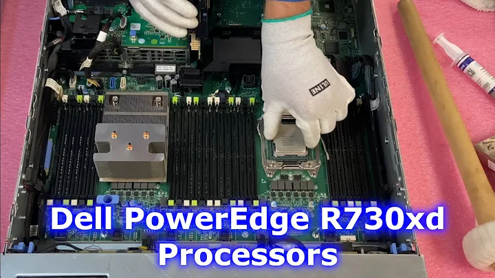 Mejora de CPU en Dell PowerEdge R730XD