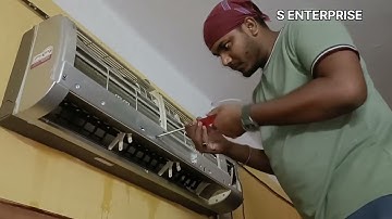 GODREJ EON SPLIT AC F8 ERROR CODE SHOW IN SHYAMNAGAR || S ENTERPRISE || CALL -8617775494