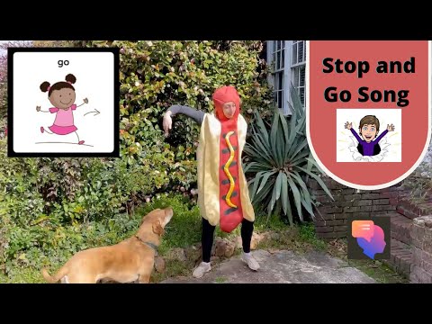 Stop And Go Song | Movement Song For Kids | Fluent Aac Adapted Video