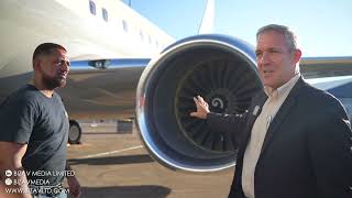 $39.5 million BBJ737 Business\/private jet tour