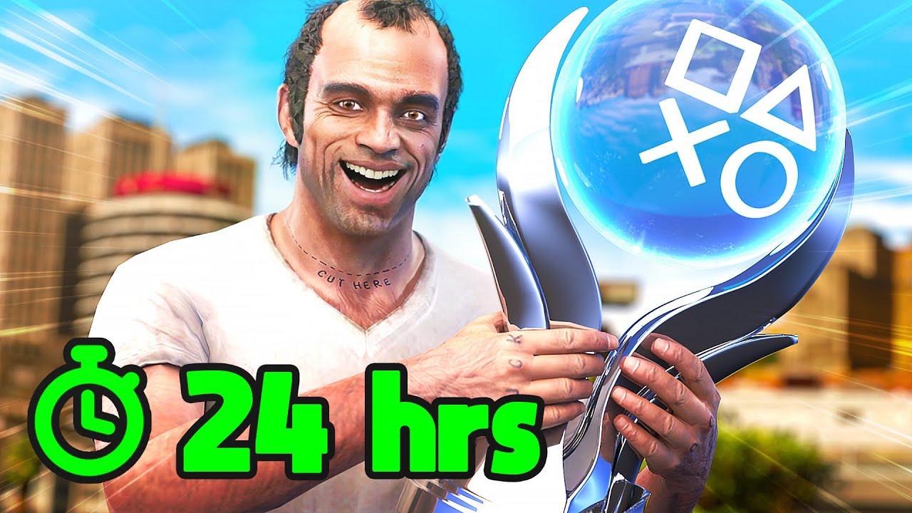 I Tried Every GTA 5 Achievemet In 24 Hours…