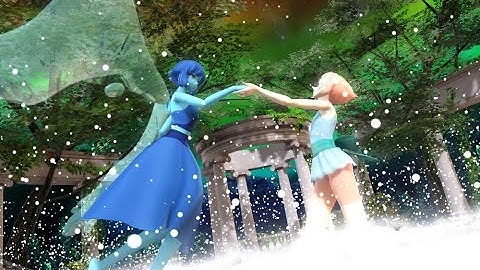 [Animation] Pearl and Lapis Lazuli FUSION - Aquamarine [MMD]