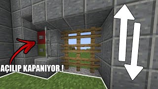 Minecraft Açılıp Kapan Kale Kapısı Nasıl Yapılır !? (MOD &#39;suz ve Komut Block &#39;sun) - 1.16.5