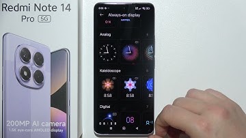 Redmi Note 14 Pro: How to Turn On Always On Display