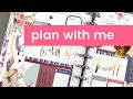 Happy Planner DREAM SEEKER plan with me before the pen