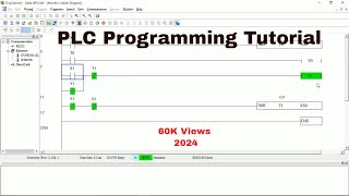 PLC Programming Tutorial with Delta WPL Soft in Timer #plc screenshot 5