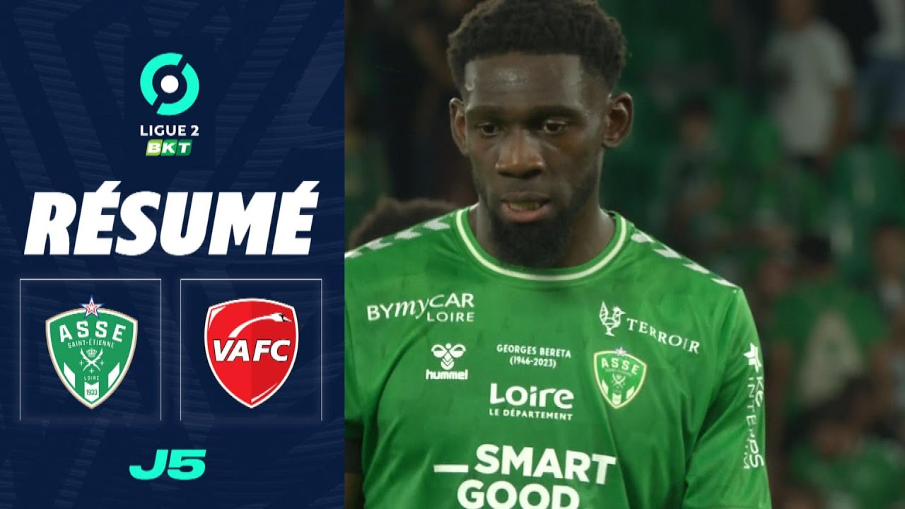 AS SAINT-ÉTIENNE - VALENCIENNES FC (0 - 0) - Résumé - (ASSE - VAFC) /  2023-2024 