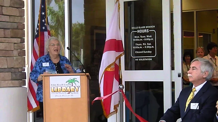 Belle Glade Branch library Grand Opening 1
