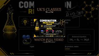Combination Reaction in 1 Minute 🔥 | Class 10 Science | By UK Sir
