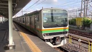 E231系1000番台•E233系3000番台ヤマU58編成+コツE-06編成尾久発車