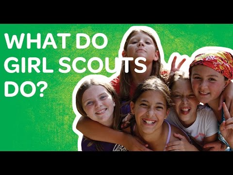 What do Girl Scouts do?