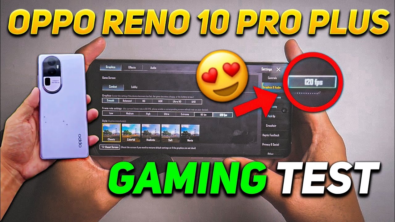 OPPO RENO 10 PRO PLUS BGMI TEST | OPPO RENO 10 PRO PLUS PUBG TEST | SD ...